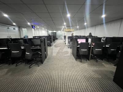 Fully Furnished 1st Floor 4200 Square Feet Office, Call Center Setup