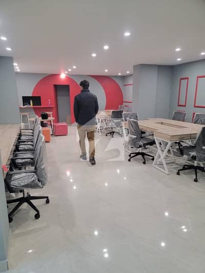Elite Corporate Space | 1st floor 1100 Sq Ft rent 3.2 lakh Luxury Office in F-8 Islamabad with Tiles Finish & Iconic Margalla View