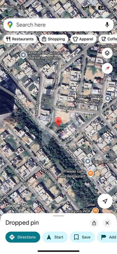 Dha Phase -2 Two Kanal Plot For Sale In One Kanal Plot Price On Main Service Road