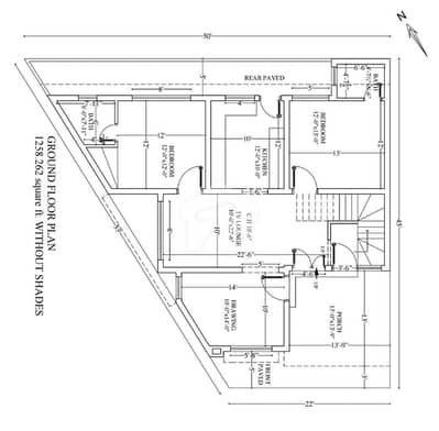 Sector M Plot For Sale 5 Marla 3 Marla A Category Paid
