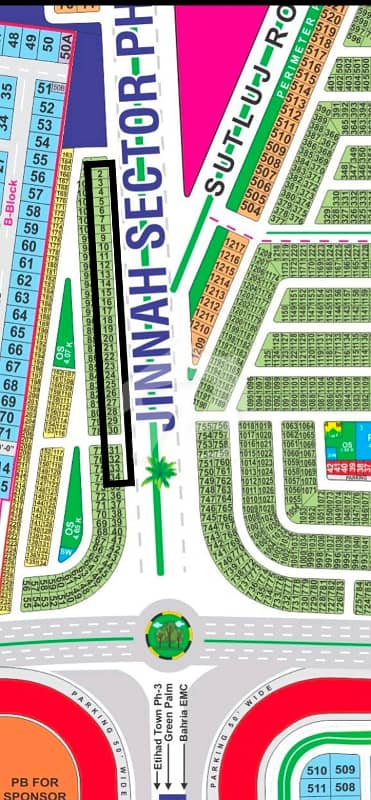 10 Marla Plot For Sale On Main Boulevard LDA CITY