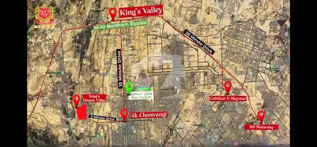 Kings Valley, Northern Bypass M10 Easy Installments Near Saima Arabian Villas