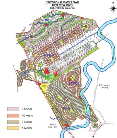 DHA RVS Zone 1 Plot For Sale Main Boulevard