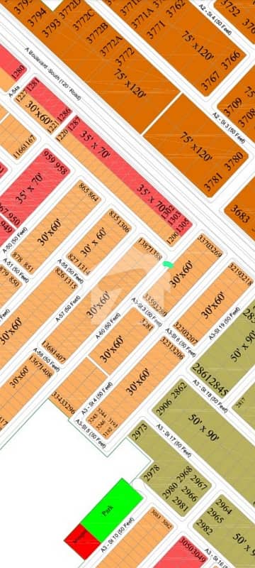 A Block 7 Marla Develop Possession Corner Plot Available For Sale In Gulberg Residencia Islamabad