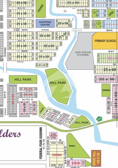 25x40 ideal Location Plot Near Street To major Double Road I-11/2. . .