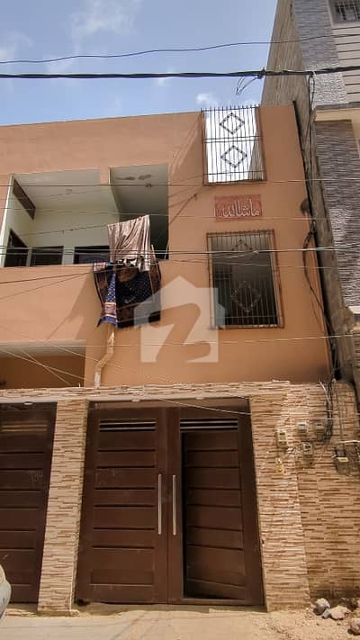 120 SQ yards ground + 1 and half portion on second floor
