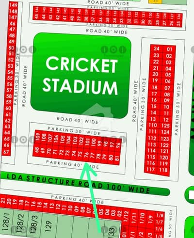 8 Marla Commercial Plot For Sale In Khayaban E Amin A Block