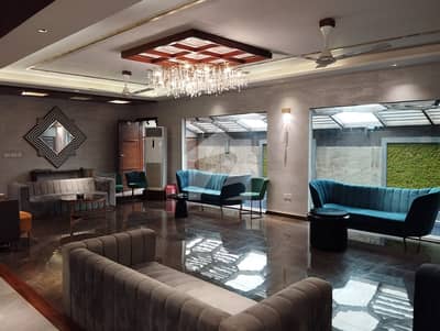 1000 Yards Two Unit Furnished House With Basement & Swimming Pool For Sale