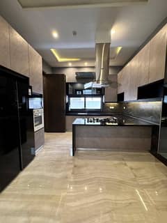 1 KANAL 7 BEDROOMS MOST LUXURY FULL HOUSE WITH FULL BASEMENT, 2 BIG HALLS AVAILABLE FOR RENT NEAR SWIMMING POOL