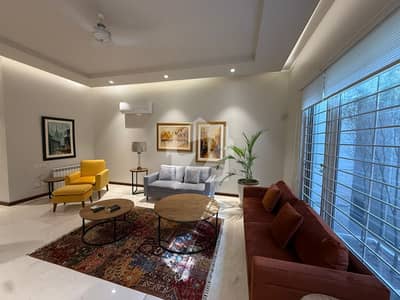 F-7 lower portion 2bedroom with Laung Fully Luxury Furnished include bills elec gass