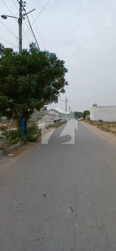 Vvip Location Main 60Ft Road 400 Sq Yards Plot Available For Sale In Saadi Garden Block 2.
