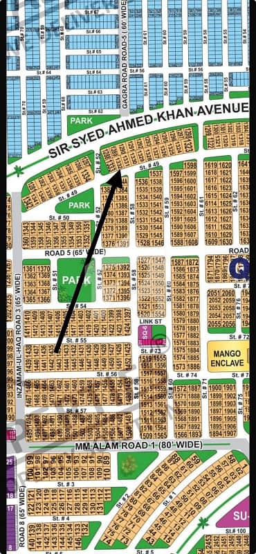 DHA Multan Sector Q 1 Kanal Al Residential Plot Near To Park, Masjid And Commercial.