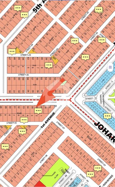 Boulevard Reasidential Plot For Sale