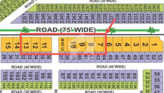 1 Kanal Residential Plot (Half Possession Paid & Transfer Free) For Sale In Crystal Block Park View City Lahore