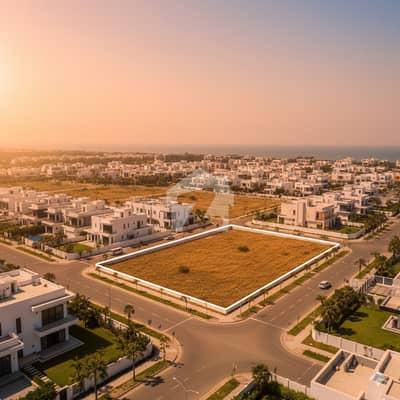 500 Yards Plot On Kh-E-Shujaat Phase VIII- Zone E, DHA Karachi