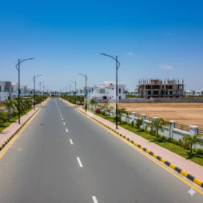 1000 Yards Plot For Sale 31st Street Phase VIII-A, DHA Karachi