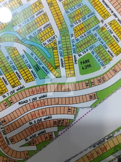 10 Marla Plot For Sale Bahria Enclave