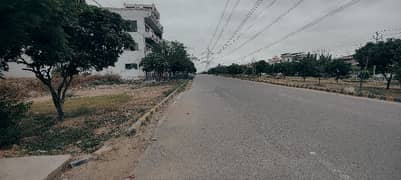 IDEAL LOCATION 1348.43 SQUARE YARD 3 SIDE CORNER MAIN 184 WIDE ROAD PB COMMERCIAL PLOT FOR SALE IN SECTOR U 1 GULSHAN E MAYMAR KARACHI