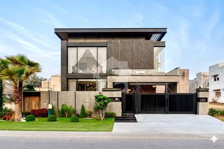 1 KANAL ULTRA MODERN DESIGN FULL BASEMENT SAMI FURNISHED WITH LIFT BEAUTIFUL DOUBLE HEIGHT BUNGALOW FOR SALE IN DHA PHASE 6