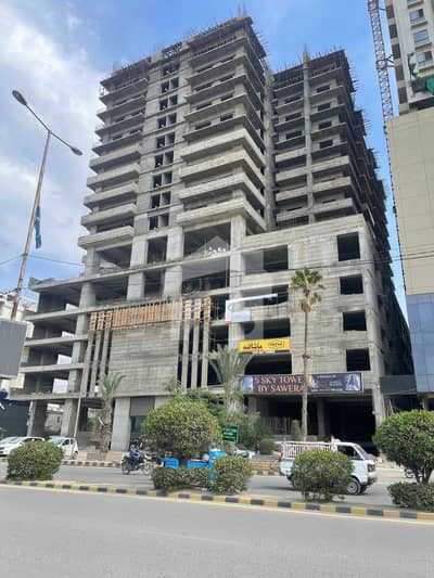 5 Sky Tower By Sawera, A Project By OK Estate And Builders Shops Available On Booking At Clifton Prime Location