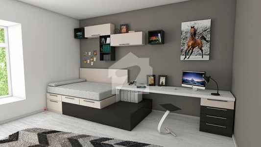 600 Yards Brand Type New 3 Beds Portion With Roof And Servant Quarter Located Near Karsaz Only In A Secure Street With Armed Watchmen In KDA Scheme 1