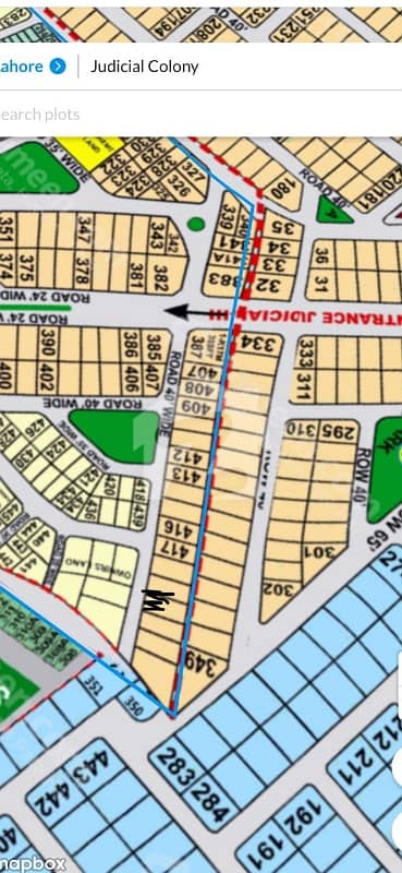 17 Marla Plot for Sale Judicial Employees Housing Society Phase 3 adjacent EmE Society