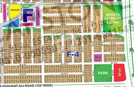 Spacious 1 Kanal Plot Build Your Luxurious Lifestyle Plot Sector F in DHA MULTAN PHASE- 1
