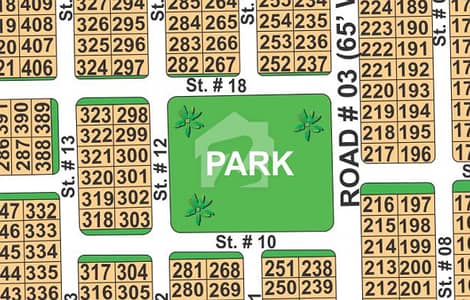 Spacious 1 Kanal Plot CORNER EXTRA LAND PARK FACING Build Your Luxurious Lifestyle Plot Sector Q in DHA MULTAN PHASE- 1