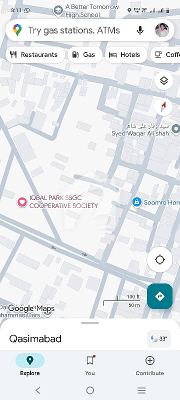 Second Corner 150 Square Yards Residential Plot In SSGC Executive Cooperative Housing Society Is Available For Sale