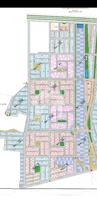 Plot For Sale Sector 8 Front 80ft