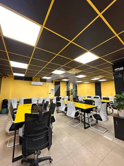 Brand New Office For Rent 2700 Sqft   Floor With Parking Security With Big Reception Area And Suitable For I. T, Telecom And Software Companies.