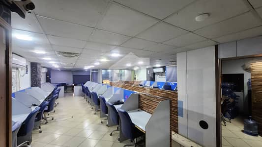 2022 Sq Ft Semi Furnished Office Is Available At Main Shahra E Faisal 24/7 Building