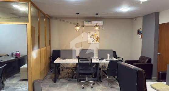 800sqft Fully Furnished Office Available For Rent At Main Shahra E Faisal
