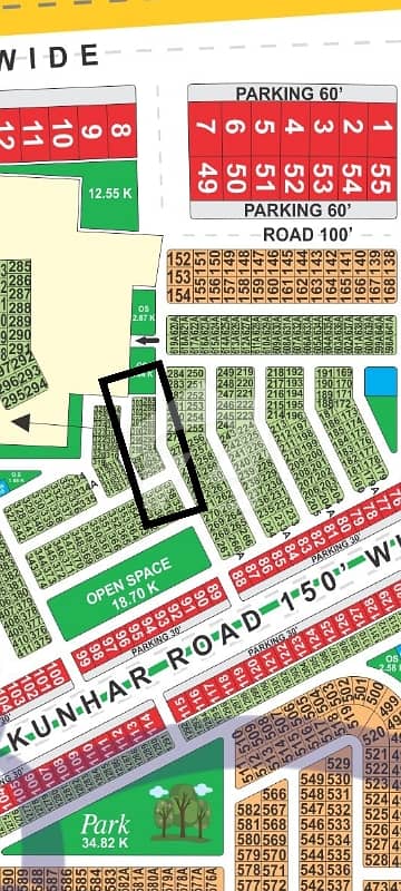 Direct Access From 150'Feet Kunhar Road Near Park Near Main Gate 10 Marla For Sale BB Block Direct Access From 150'Feet Kunhar Road Near Park Near Main Gate 10 Marla For Sale BB Block