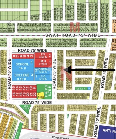 5 Marla N Block On-Ground Plot Available