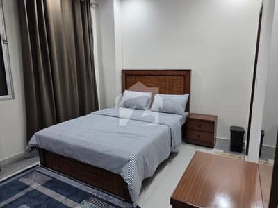 950 Sqft Fully Furnished Luxury Designer 2 Bed Apartment Available FOR RENT In Bahria Town Phase 8 RWP