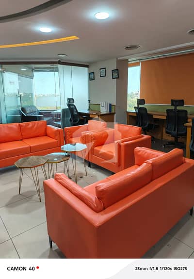 Prime Office Space 2000 Square Feet For Rent Semi Furnished