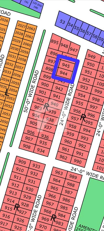 R-945, 120 Sq Yard, GOLD Block
