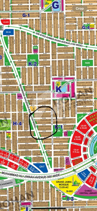 20 Marla Plot Near Center Square