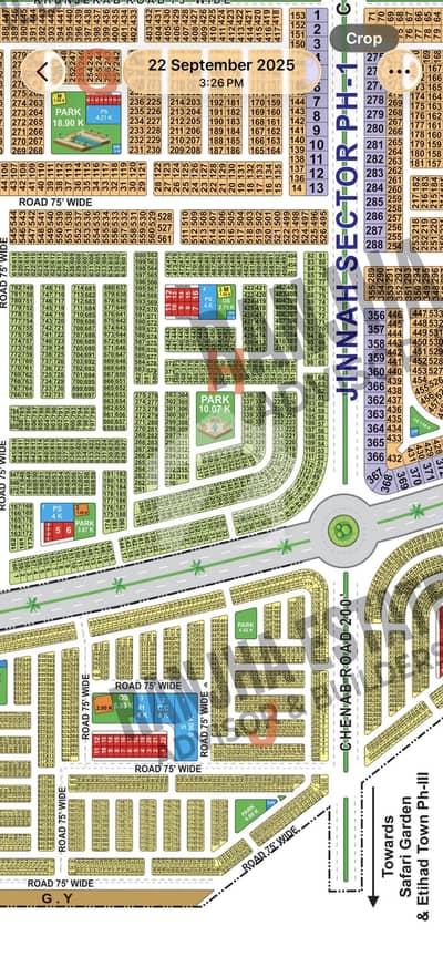 Facing Park J Block 5 Marla Pine Avenue Back Plot For SALE