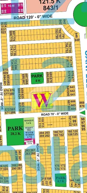 1 Kanal Plot Phase 8 W-Block Facing Park For Sale In DHA Lahore. Owner 1on1 Meeting.