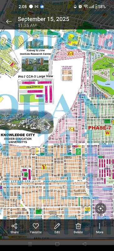Corner 1 Kanal Plot Phase 7 Z-Block Near To Raya Main Road For Sale In DHA Lahore. Owner 1 On 1 Meeting