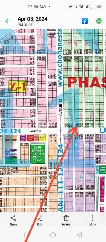 W. 1010 Super Hot Location Plot For Sale