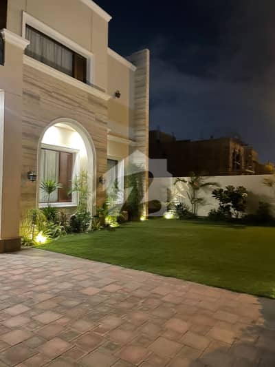 1000SQ YARDS BRAND NEW TOP CLASS ARCHITECT DESIGNED FURNISHED HOUSE