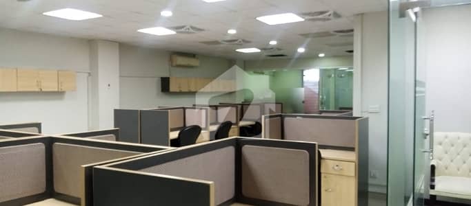 Jinnah Avenue Facing One Floor Office Is Available