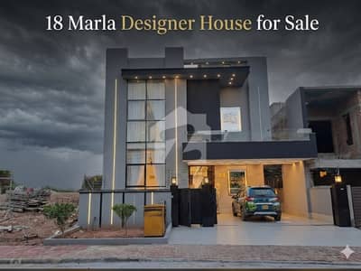 18 Marla Brand New Designer House In Overseas Sector