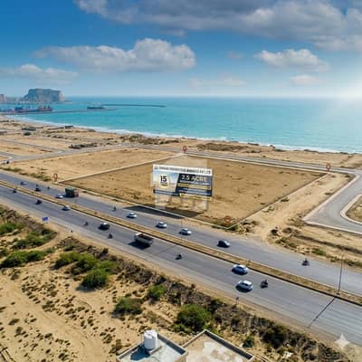 2.5 Acre Residential Land - Main Coastal Highway Front | High ROI Investment in Gwadar