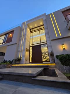 1000 Yards Brand New Super Luxury Villa With Lift Pool Basement