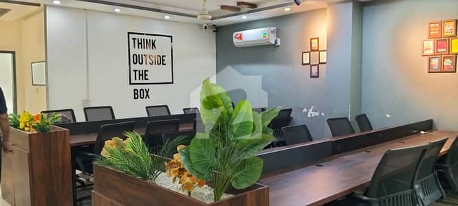 Area 2000 Square Feet Brand New Corporation Office Available For Rent In Maulana Shaukat Ali Road Faisal Town Lahore