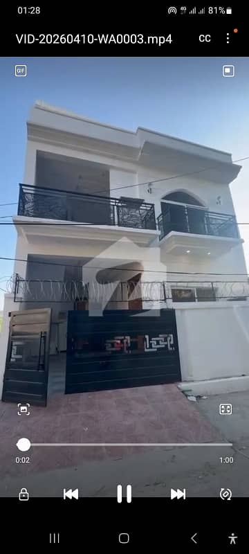 Rawalpindi Sherzaman Coloney Lalazar 6 Marla Brand New House For Sale All Facilities Available